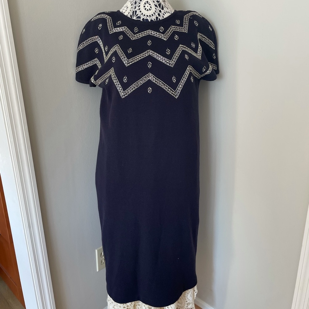 Women’s Dress Cocktail Saks Fifth Avenue Blue Sequin